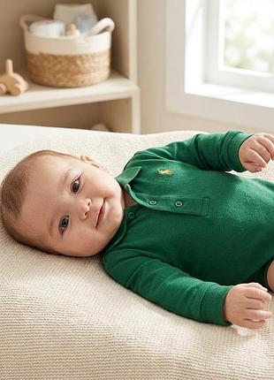 Боді-поло ralph lauren з довгим рукавом (6m / 66-70 см)