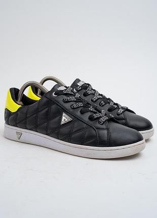 Кроссовки guess кожаные черные женские размер 40-41