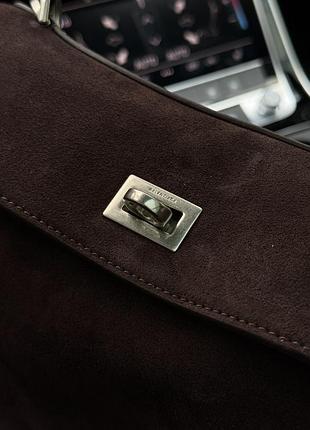 Сумка rodeo brown suede/silver hardware 3