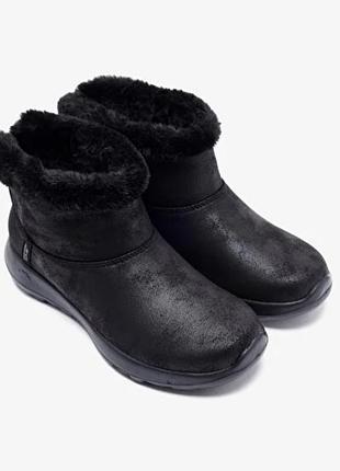 Жіночі зимові черевики skechers slip-ins on-the-go joy cozy dream/15633/