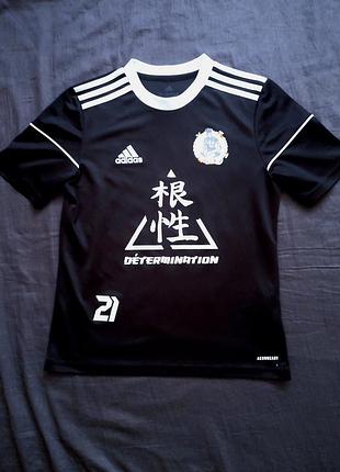 Футбольная футболка adidas x captain tsubasa (аніме капітан цубаса) | розмір 164 (13-14 років)