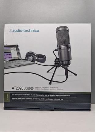Мікрофон audio-technica at2020usb+ конденсаторний usb