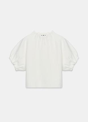 Zara топ з защипами р.s 6