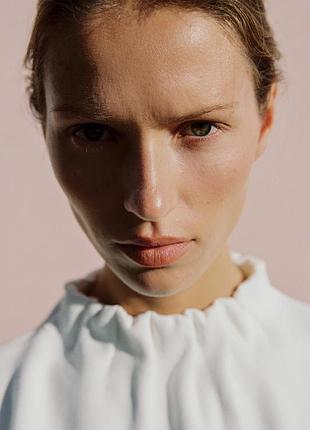 Zara топ з защипами р.s 4