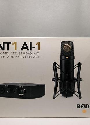 Мікрофони і звукозапис røde nt1 ai-1 complete studio kit
