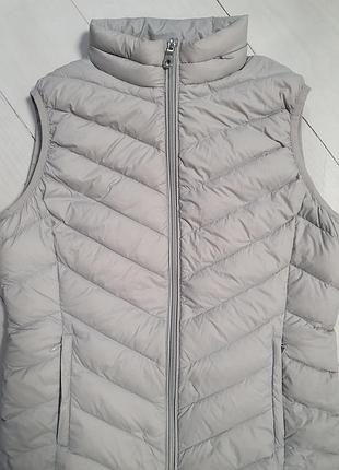 Пуховая,теганная жилетка,ультралегкая marks &amp; spenser 4