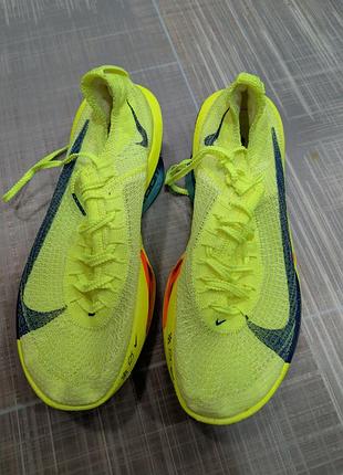 Жіночі бігові кросівки nike alphafly 3 volt, 39 р., 25 см