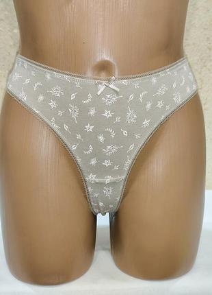 Красивые трусики стринги s. коттон
