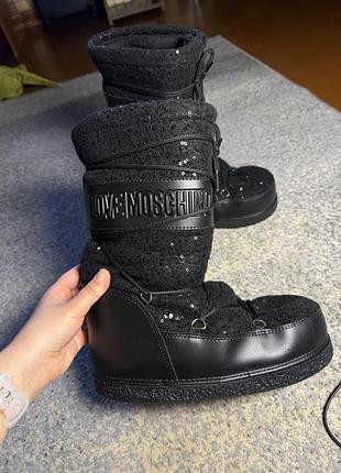 Дутики луноходи love moschino moon boot