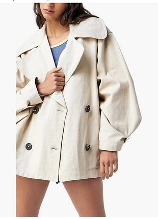 Жіночий тренч free people укорочений тренч бушлат
