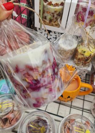 Подарунки botanica свічка з сухими квітами