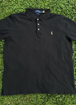 Поло чоловіче polo ralph lauren чорне