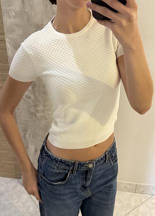 Футболка жіноча zara біла xs