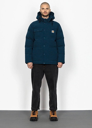 Carhartt wip alpine coat blue/black оригинальная куртка