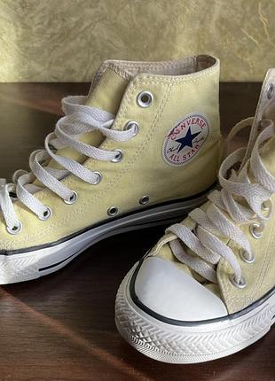 Кросівки converse унісекс жовті