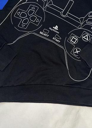 Коттоновая спортивная кофта худи с начесом sony playstation 11-12 лет (146-152см) на мальчика 4