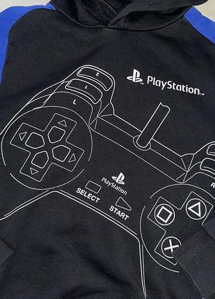Коттоновая спортивная кофта худи с начесом sony playstation 11-12 лет (146-152см) на мальчика 3