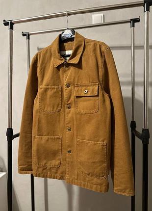Мужская курткаwork jacket vintage stronghold primark canvas rust 2