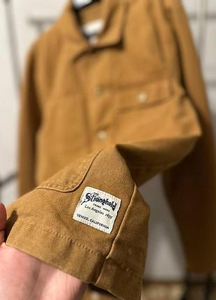 Мужская курткаwork jacket vintage stronghold primark canvas rust 7