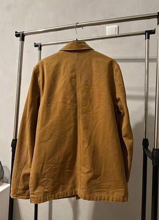 Мужская курткаwork jacket vintage stronghold primark canvas rust 3