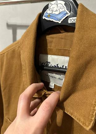 Мужская курткаwork jacket vintage stronghold primark canvas rust 5