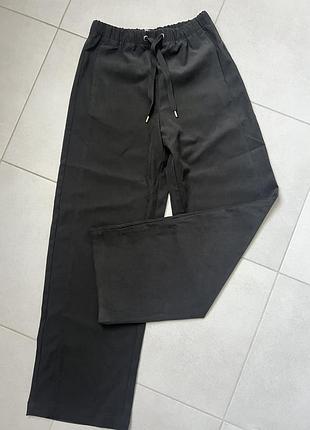 Брюки жіночі zara темно сірі