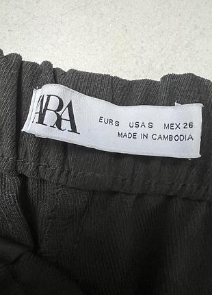 Брюки жіночі zara темно сірі 3