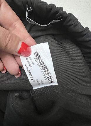 Брюки жіночі zara темно сірі 4