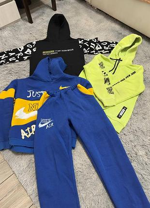 Спортивний костюм для хлопчика nike, синій та чорний, розмір 146-152 см, за все