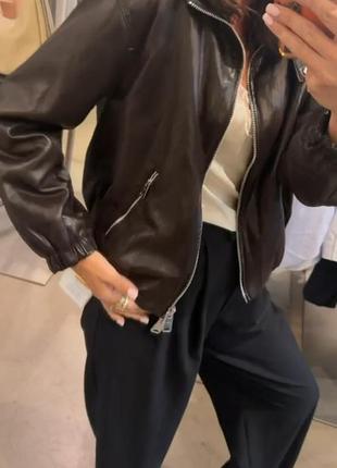 Dkny куртка екошкіра 3