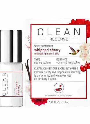 Роликові парфуми "збита вишня" clean reserve whipped cherry
