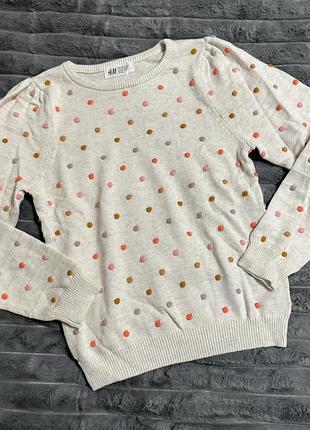 Світер h&m 8/10 років зріст 134/140 кофта джемпер светр свитер