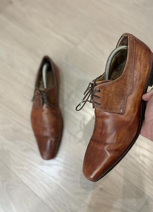Туфлі чоловічі magnanni коричневі натуральна шкіра 41 розмір