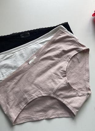 3 шт комплект бавовняних трусиків h&m