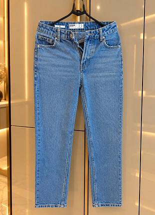 Джинси жіночі bershka mom jeans блакитні