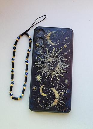 Чехол для samsung galaxy s25 plus с ремешком