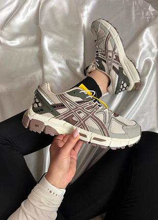 Трендові жіночі кросівки asics gel kahana 8 maraphon pastel (термо-мембрана) | 36–41