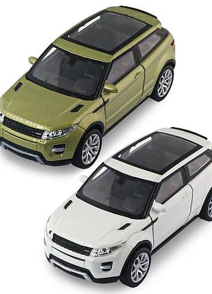 Автомодель - land rover range rover evoque (білий, зелений)