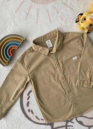 Стильна сорочка h&m на хлопчика, розмір 92