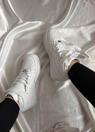 Nike air force white (хутро)