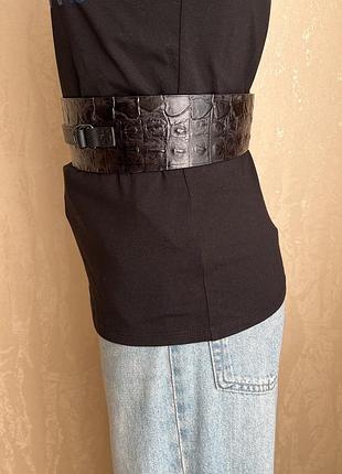 Max mara, шкіряний пояс-корсет, р.s 3