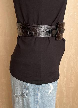 Max mara, шкіряний пояс-корсет, р.s 2