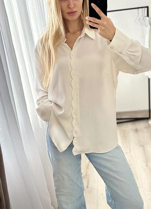 🥛 молочна блуза h&m 2
