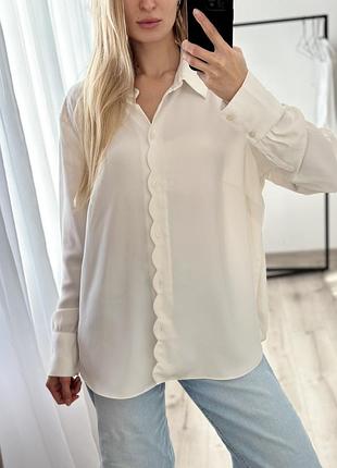 🥛 молочна блуза h&m 3