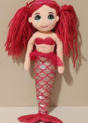 Aurora sea world plush mermaid toy pink sparkles toy 18" stuffed, мягкая игрушка кукла, русалочка очень красивая