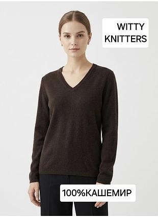Свитер/100%кашемир/пуловер /witty knitters