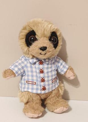 Sleepy oleg meerkat compare the market.com soft toy, коллекційна іграшка сурікат олег в піжамі