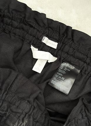 Вільні штани з льону h&m 7