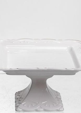 Блюдо сервірувальне порцелянове pearl 15*15 см yiwu 120-yh-hg046