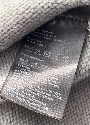 Теплий светр h&m 5